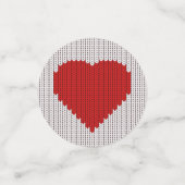 Eenvoudige gebreide wol look ik hou van je Valenti Confetti (Kleine voorkant)