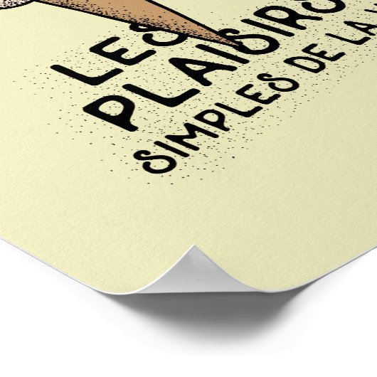 Eenvoudige gebruiksvriendelijke afdrukken poster (Hoek)