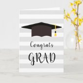 Eenvoudige gecomprimeerde Afstudeerder Graduatiekn Kaart (Gele Bloem)