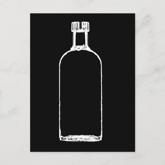 Eenvoudige gedistilleerde dranken briefkaart (Voorkant)