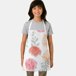 Eenvoudige gedrukte kinder school schort