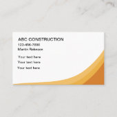 Eenvoudige gedurfde constructie Visitekaartjes (Voorkant)