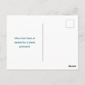 Eenvoudige gedurfde  monogrammed naam briefkaart (Achterkant)