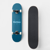 Eenvoudige gedurfde  monogrammed naam persoonlijk skateboard (Voorkant)