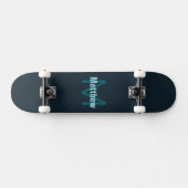 Eenvoudige gedurfde  monogrammed naam persoonlijk skateboard (Horizontaal)