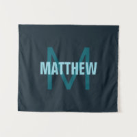 Eenvoudige gedurfde monogrammed naam