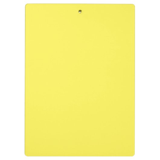 Eenvoudige Geel Authority® Klembord (Achterkant)