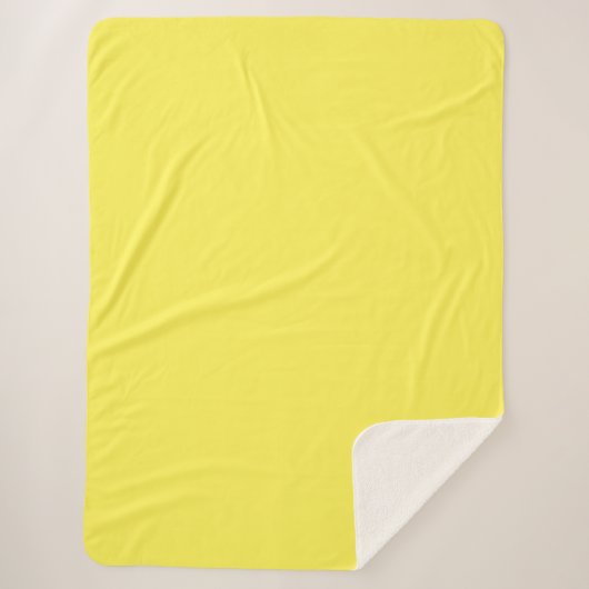 Eenvoudige Geel Authority® Sherpa Deken (Voorkant)