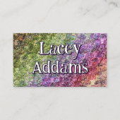 Eenvoudige gehaakte kunst Visitekaartje (Voorkant)