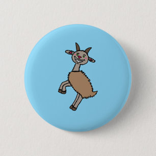 Eenvoudige Geiten Knop  Ronde Button 5,7 Cm