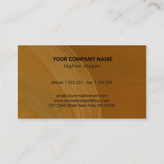 Eenvoudige gekleurde lijn visitekaartje (Achterkant)