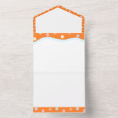 Eenvoudige Gekleurde rand Design voor Uitnodiging (Binnen)