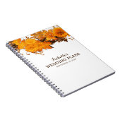 Eenvoudige gele bloemen notitieboek (Rechterzijde)