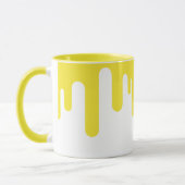 Eenvoudige gele drift Abstract Mok (Links)