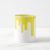 Eenvoudige gele drift Abstract Mok (Midden)