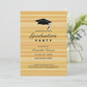 Eenvoudige gele lijnen kaart (Staand voorkant)