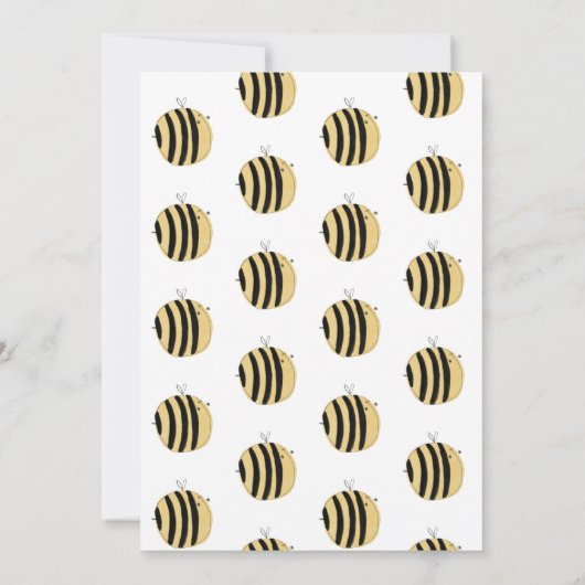 Eenvoudige Gele Waterverf bij 1e Verjaardag Kaart (Achterkant)