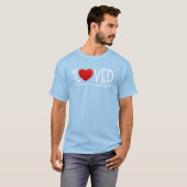 Eenvoudige Geliefde Bijbelvers Valentijn | T-Shirt (Voorkant volledig)