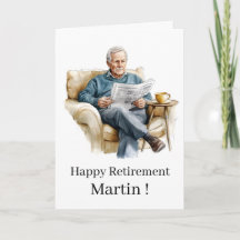 Eenvoudige Gelukkige Pensioen Felicitaties Modern