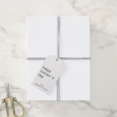 Eenvoudige gelukkige Vaderdag  Cadeaulabel (Met Touw)