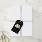 Eenvoudige gemberwortelthee hanglabel cadeaulabel (Met Touw)