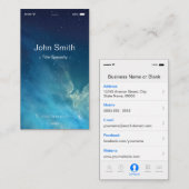 Eenvoudige generieke standaard UI-stijl - uniek on Visitekaartje (Voorkant / Achterkant)