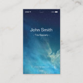 Eenvoudige generieke standaard UI-stijl - uniek on Visitekaartje (Voorkant)