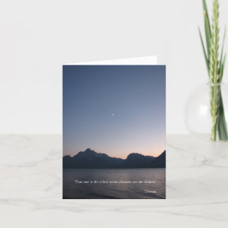 Eenvoudige Genoegens Notecards Kaart