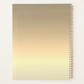 Eenvoudige Geometrische gouden bruiloft Planner (Achterkant)