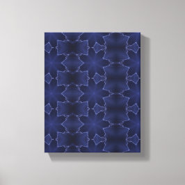 Eenvoudige geometrische moderne kunst, marinestaar canvas afdruk