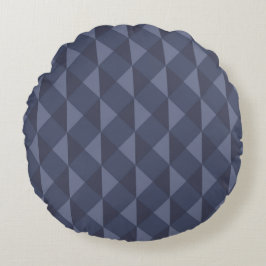 Eenvoudige geometrische patroon ronde kussen 