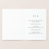 Eenvoudige Geometrische Patroon Zilveren Trouw Uit Folie Kaarten (Binnen)