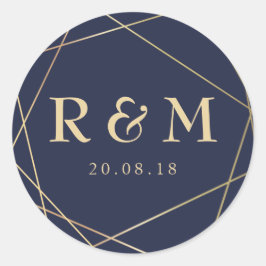 Eenvoudige geometrische sticker