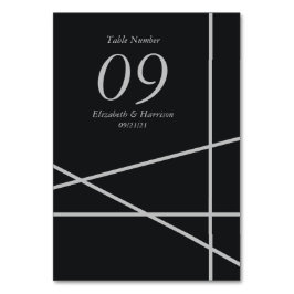 Eenvoudige geometrische stijl bruiloft kaart