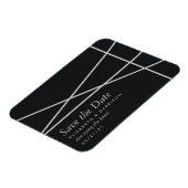 Eenvoudige geometrische stijl Weddenschap Sla de d Magneet (Linkerzijde)