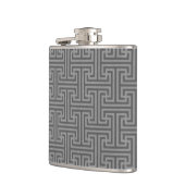 Eenvoudige geometrische vormen heupfles (Links)