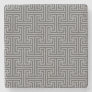 Eenvoudige geometrische vormen stenen onderzetter