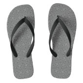Eenvoudige geometrische vormen teenslippers (Voetbed)