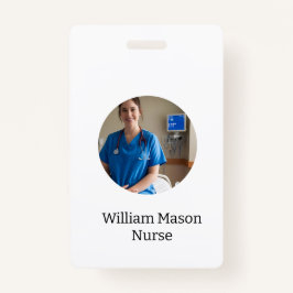 Eenvoudige Gepersonaliseerd verpleging Badge