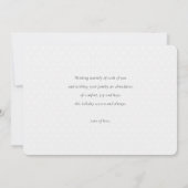 Eenvoudige gepersonaliseerde 3 foto collage kerst  feestdagenkaart (Achterkant)