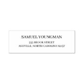 Eenvoudige gepersonaliseerde bedrijfstempels zelfinktende stempel (Design)