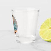 Eenvoudige gepersonaliseerde foto shot glas (Rechts)