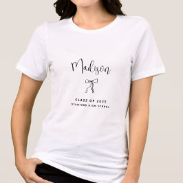 Eenvoudige gepersonaliseerde klasse van 2025 Afstu Tri-Blend Shirt