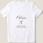 Eenvoudige gepersonaliseerde klasse van 2025 Afstu Tri-Blend Shirt