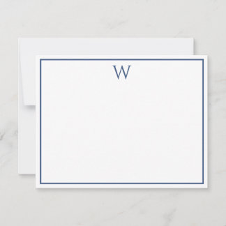 Eenvoudige gepersonaliseerde notitiekaarten notitiekaartje