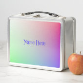 Eenvoudige gepersonaliseerde zachte regenbooggradi (In situ)