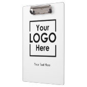 Eenvoudige gepersonaliseerde zakelijke Logo tekst  Klembord
