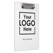 Eenvoudige gepersonaliseerde zakelijke Logo tekst  Klembord