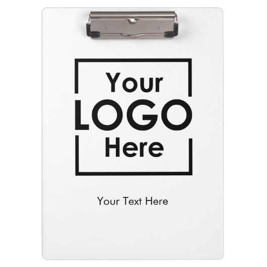 Eenvoudige gepersonaliseerde zakelijke Logo tekst  Klembord