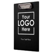 Eenvoudige gepersonaliseerde zakelijke Logo tekst  Klembord (Links)